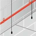 Surface mount horizontally in roof space